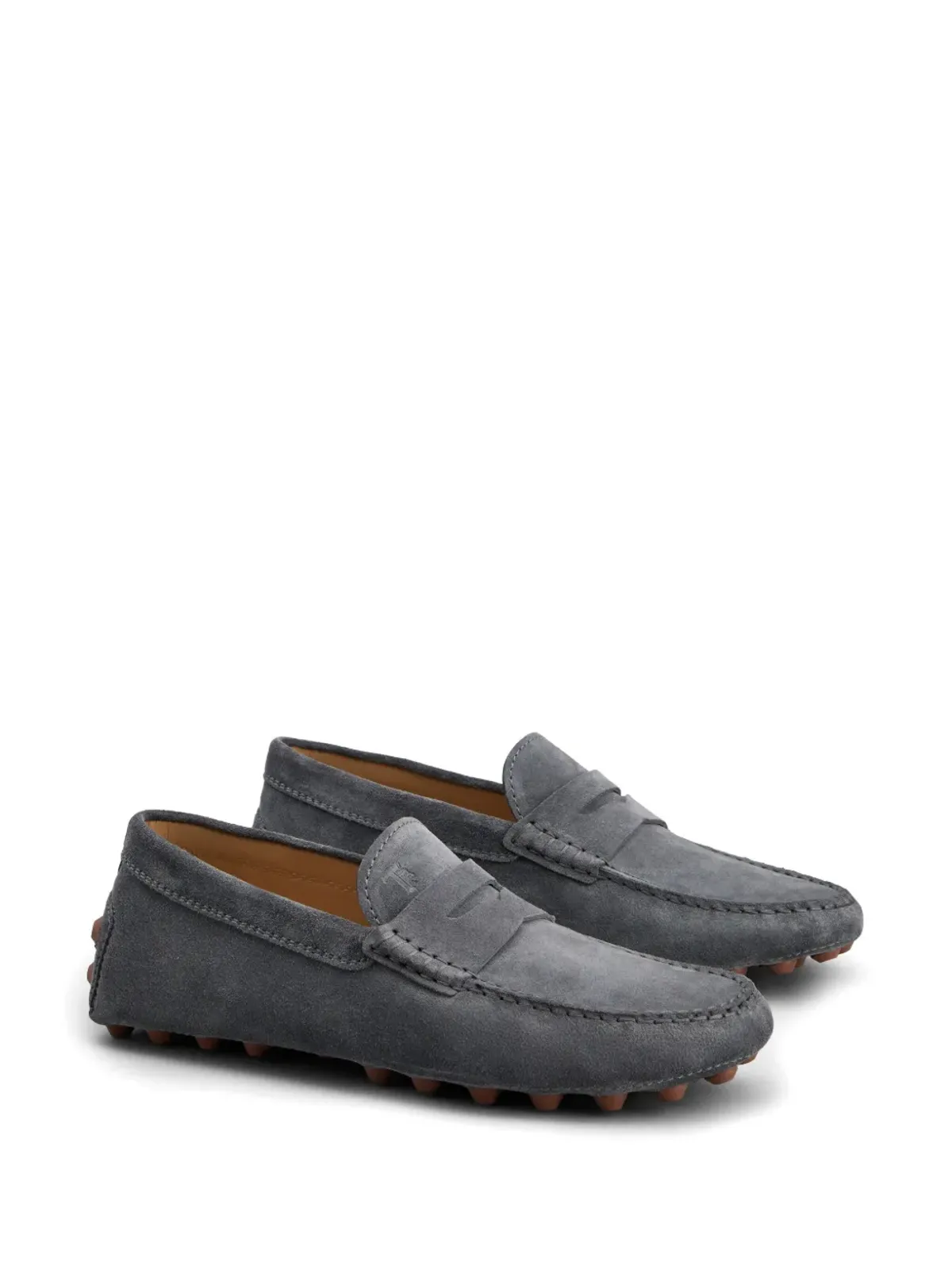 Tod's Gommino Macro レザー ドライビングシューズ - Grey - 画像2