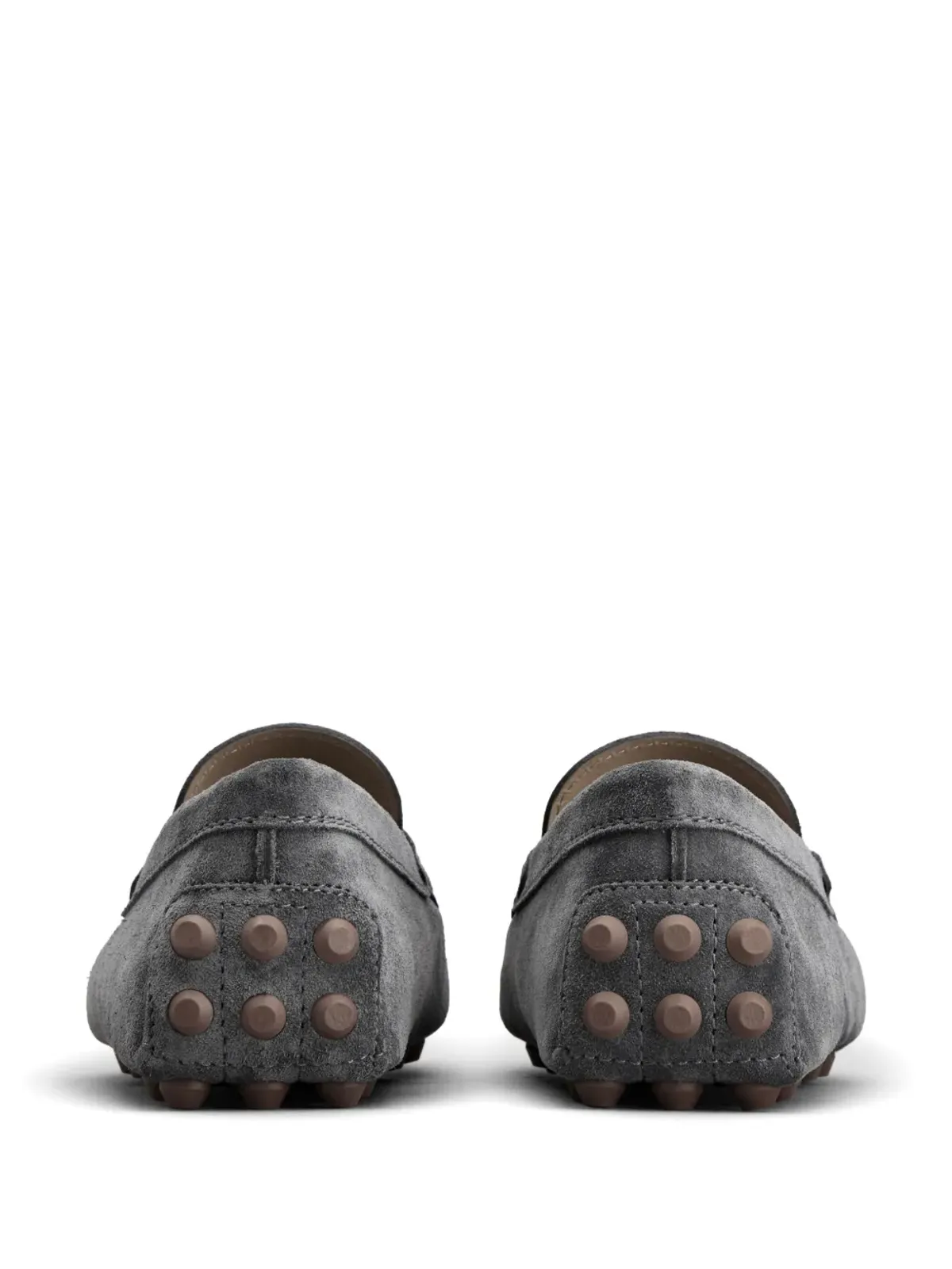 Tod's Gommino Macro レザー ドライビングシューズ - Grey - 画像3