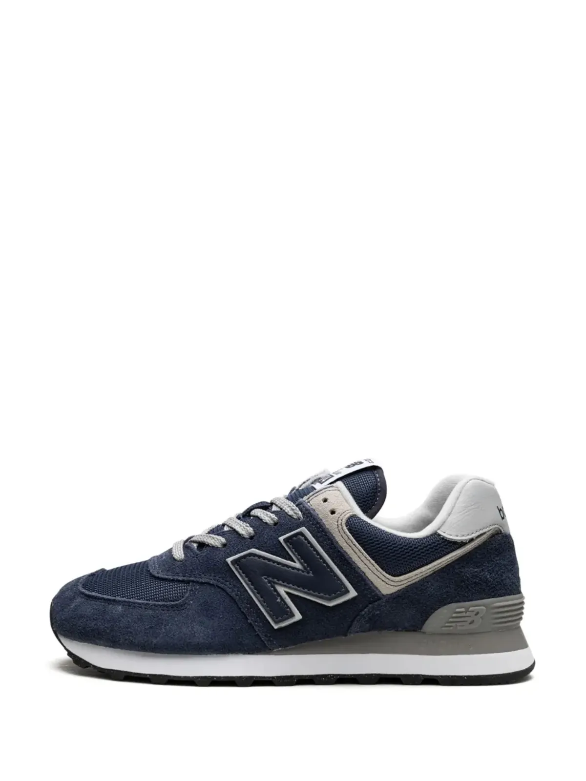 New Balance 574 ロゴパッチ スエード スニーカー - 画像5