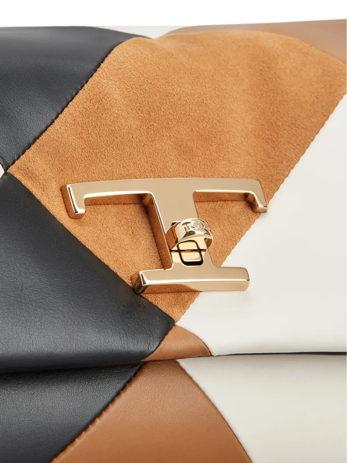Tod's T Timeless パッチワークショルダーバッグ - 画像5