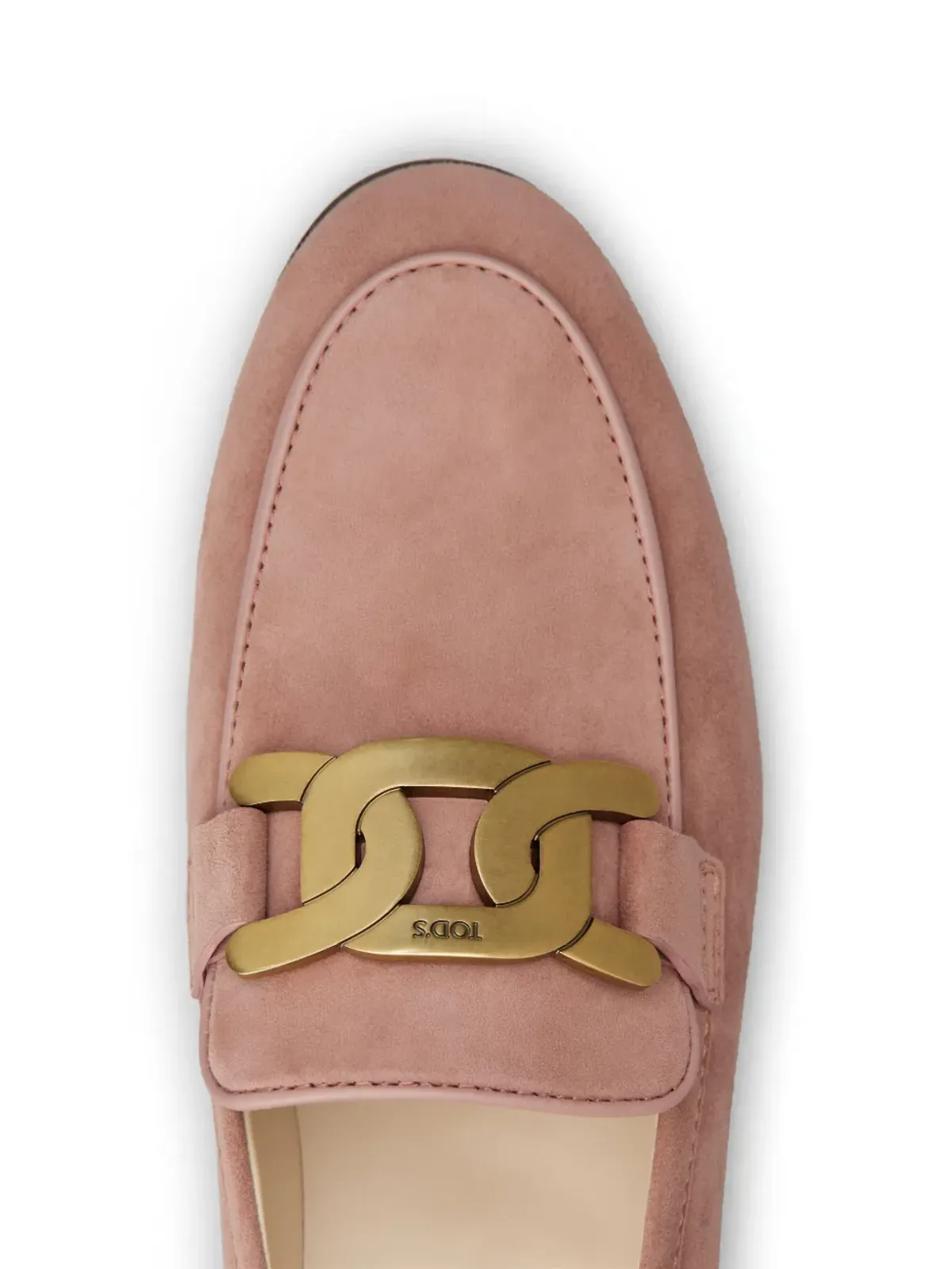 Tod's ロゴ刻印スエードローファー - 画像5