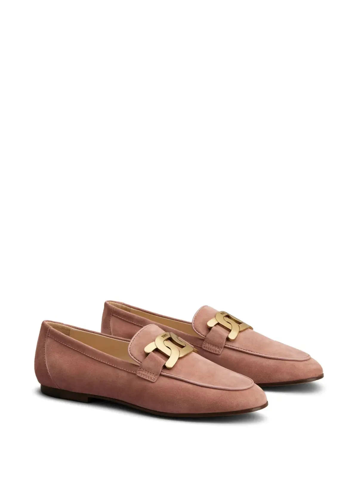 Tod's ロゴ刻印スエードローファー - 画像2