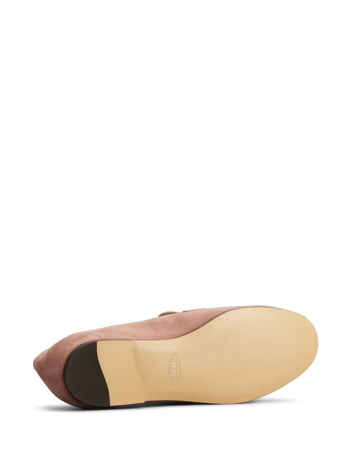 Tod's ロゴ刻印スエードローファー - 画像4