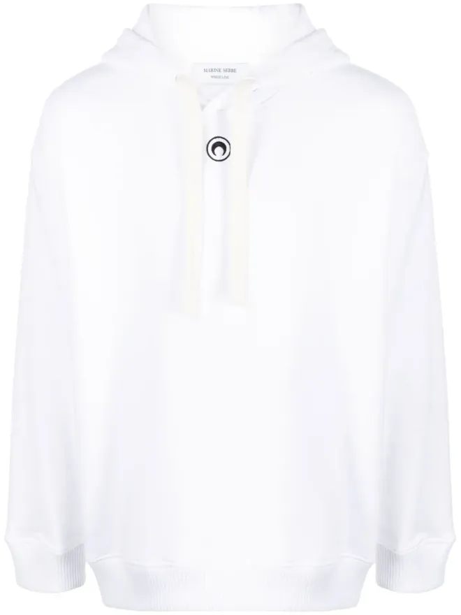 Marine Serre Marine Serre Regenerated Tote Bag コットンフーディー - Whiteの商品画像