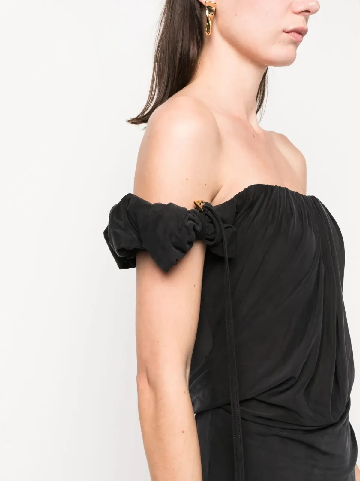 Jacquemus La Robe Ciceri draped minidress - 画像5