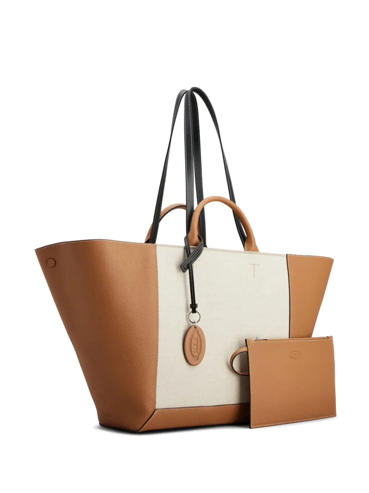 Tod's パネルドカラーのカラーブロック トートバッグ - 画像2
