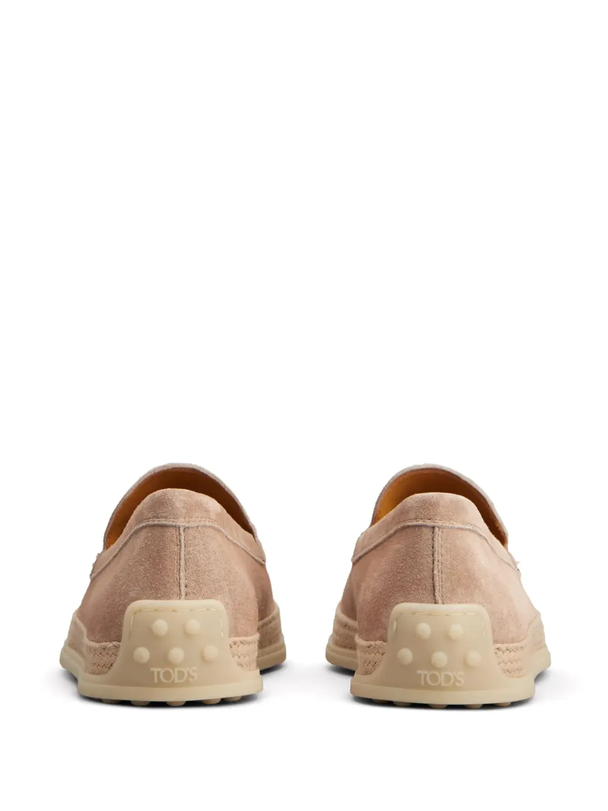 Tod's ロゴ型押しレザーローファー - Neutrals - 画像3