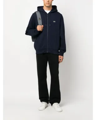 Lacoste ロゴ刺繍ジップアップフーディ - サムネイル2