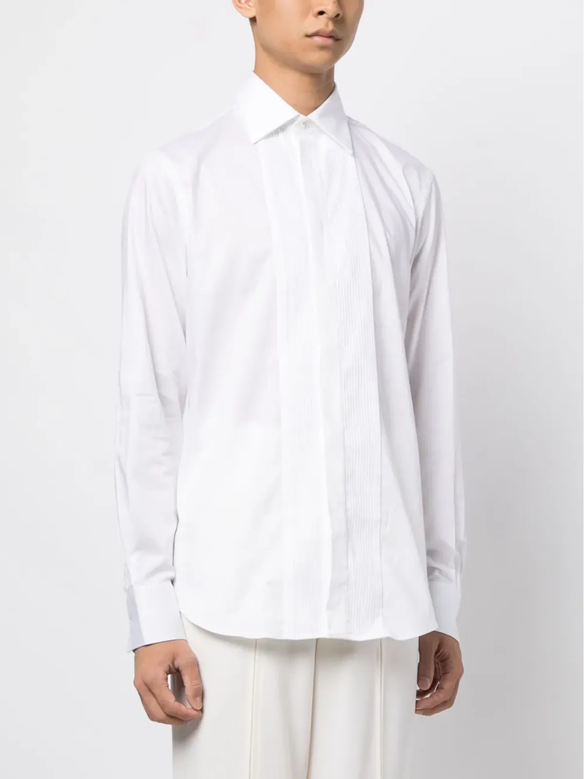 Paul Smith ボタンダウンコットンシャツ - White - 画像3