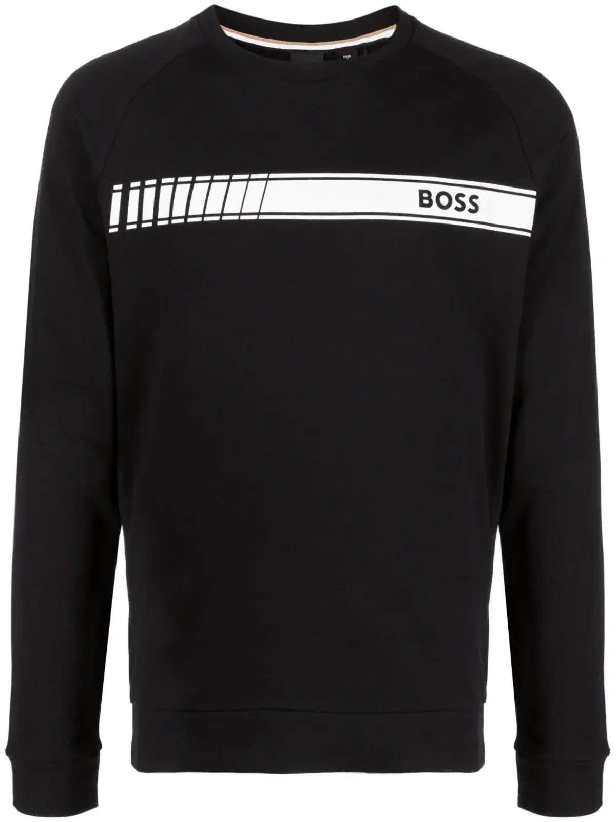 BOSS オーセンティック コットン スウェットシャツ ブラック - 画像1