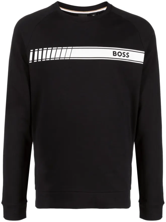 BOSS BOSS オーセンティック コットン スウェットシャツ ブラックの商品画像
