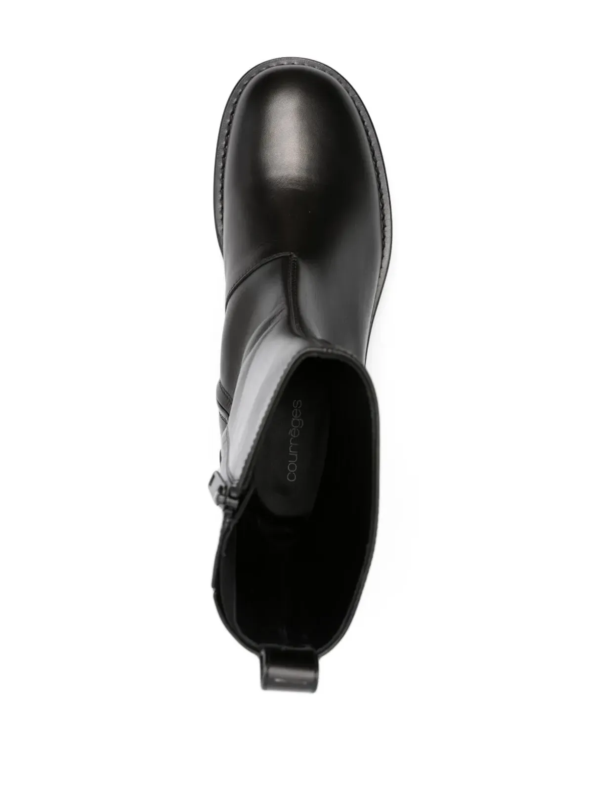 Courrèges ストレッチカーフレザー ブーツ - 画像4