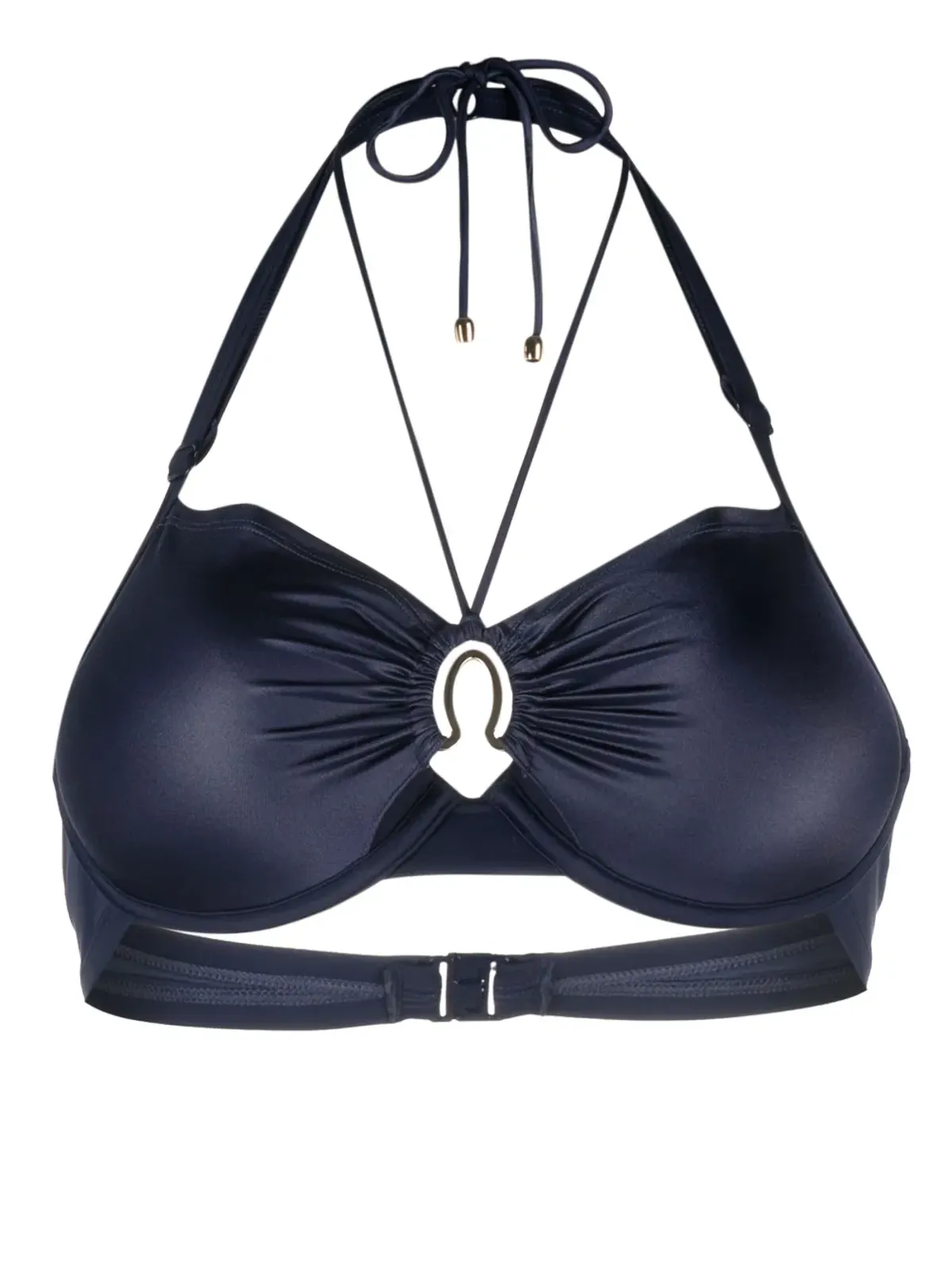 Marlies Dekkers パッド入りプッシュアップビキニトップ ブルー - 画像1