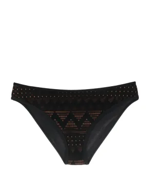 Marlies Dekkers ドルチェ・ヴィータ メッシュディテール ビキニボトムス ブラック - サムネイル1