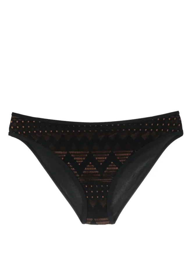 Marlies Dekkers Marlies Dekkers ドルチェ・ヴィータ メッシュディテール ビキニボトムス ブラックの商品画像