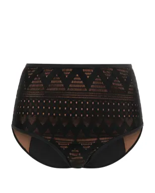 Marlies Dekkers ドルチェ・ヴィータ クロシェパネル ビキニボトム - ブラック - サムネイル1