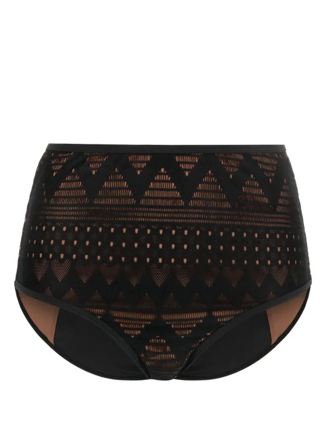 Marlies Dekkers Marlies Dekkers ドルチェ・ヴィータ クロシェパネル ビキニボトム - ブラックの商品画像
