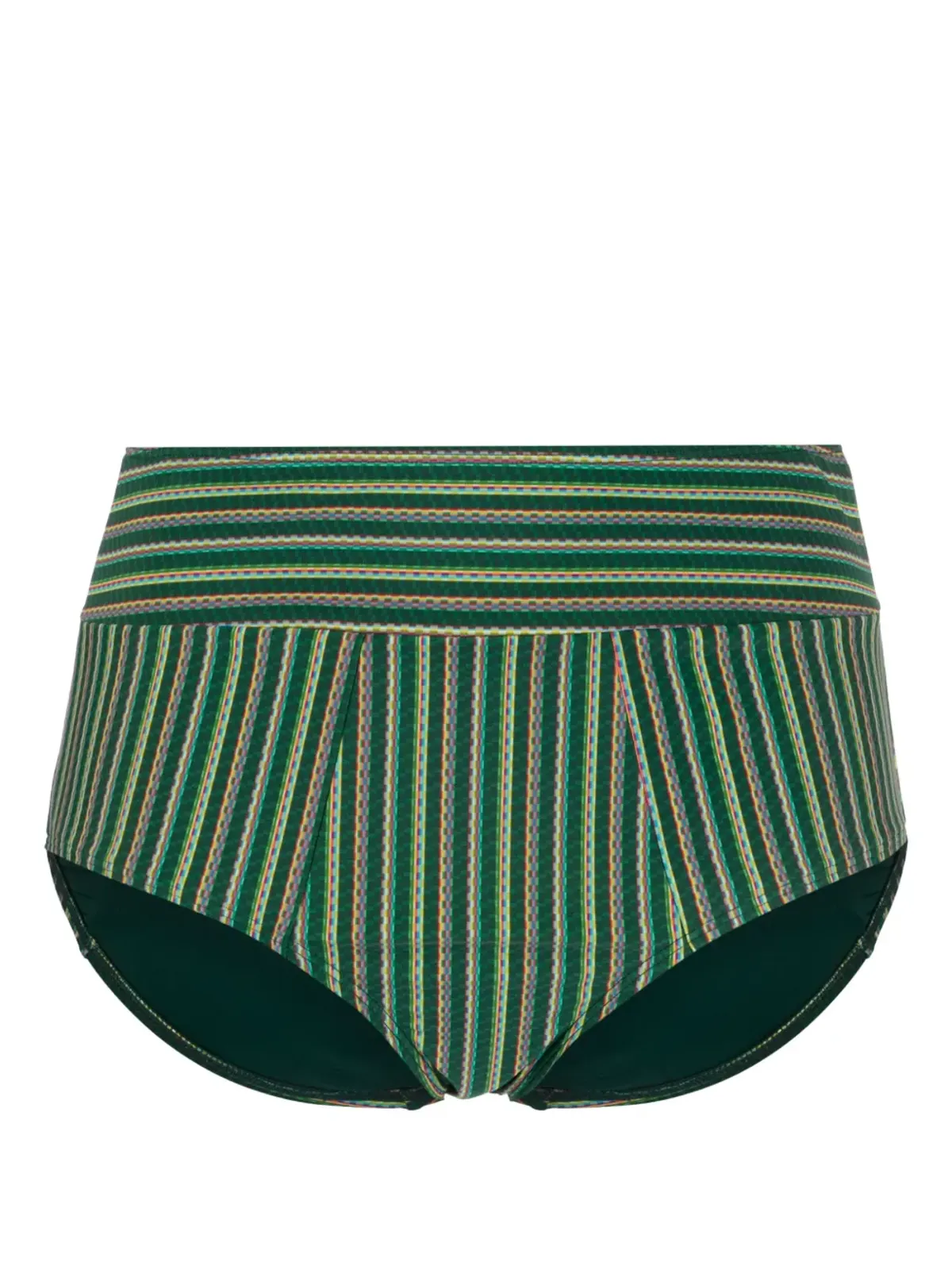 Marlies Dekkers ホリ ヴィンテージ ストライプ ビキニボトム グリーン - 画像1