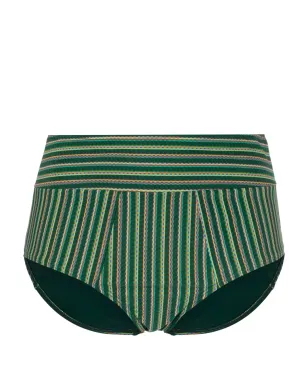 Marlies Dekkers ホリ ヴィンテージ ストライプ ビキニボトム グリーン - サムネイル1