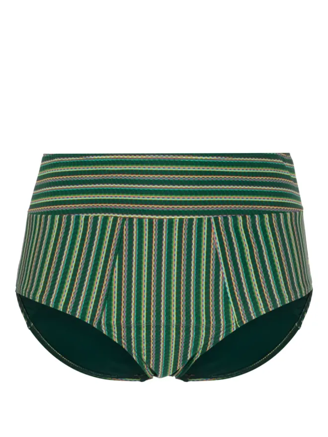 Marlies Dekkers Marlies Dekkers ホリ ヴィンテージ ストライプ ビキニボトム グリーンの商品画像