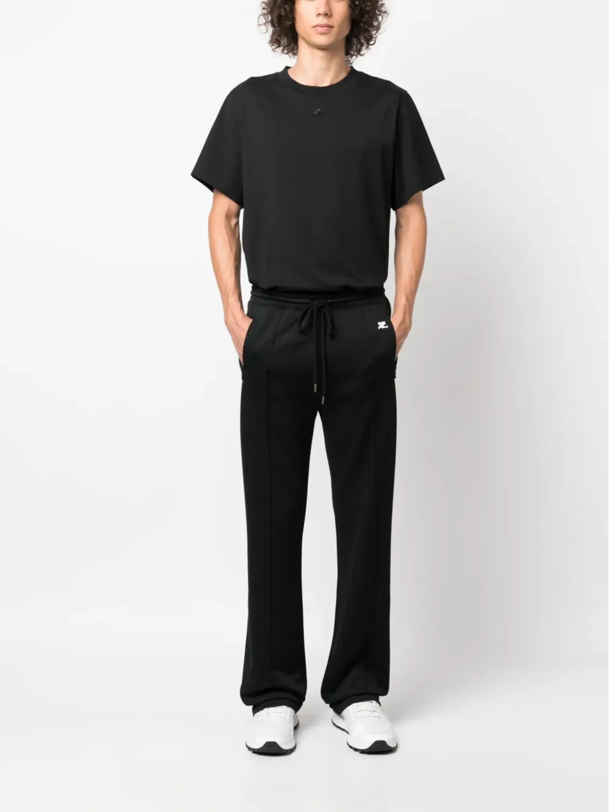 Courrèges ロゴパッチ トラックパンツ - 画像2