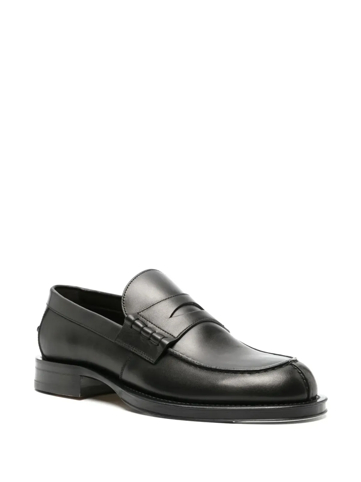 Lanvin ペニーローファー レザー ローファー - ブラック - 画像2