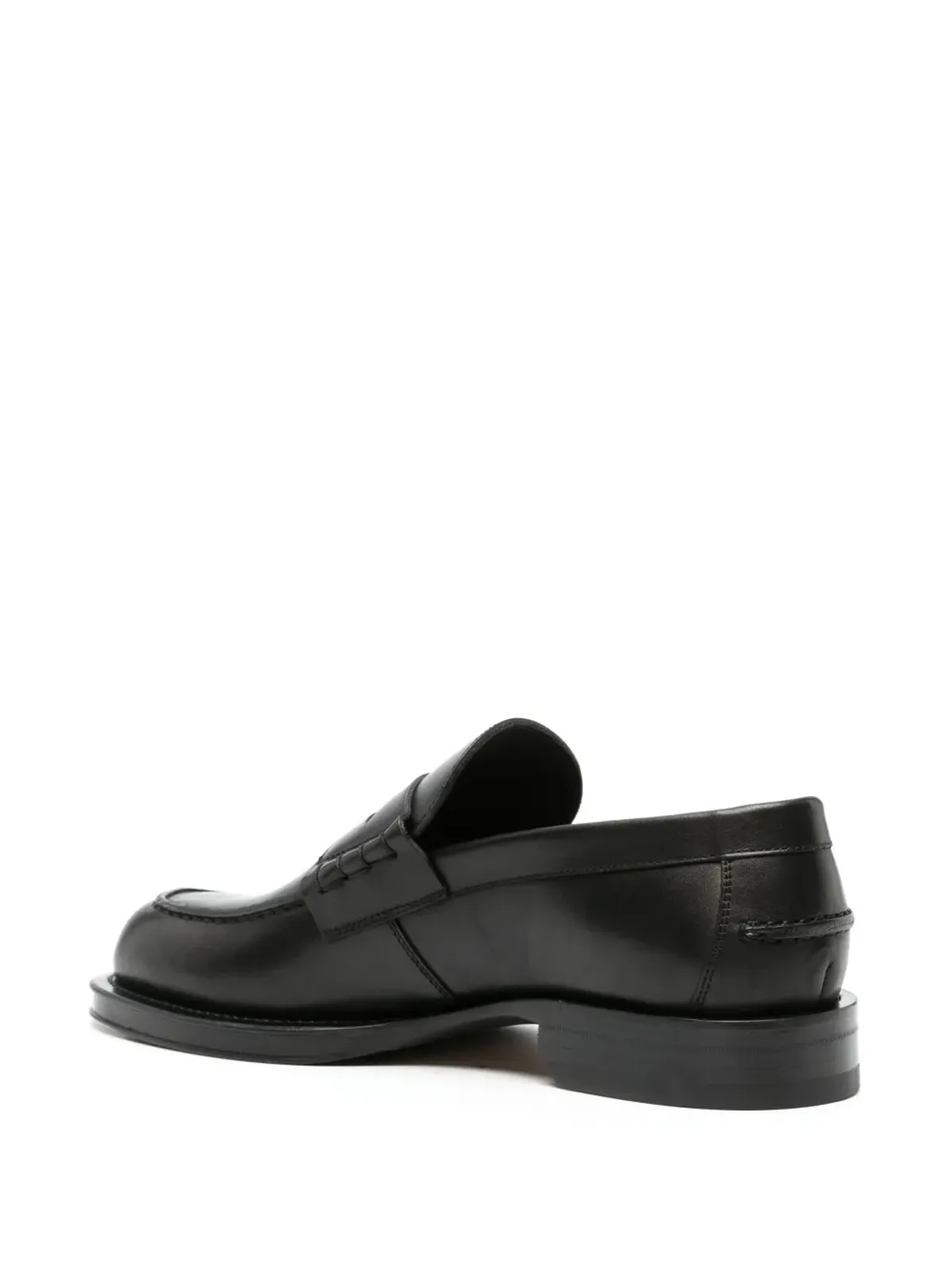 Lanvin ペニーローファー レザー ローファー - ブラック - 画像3