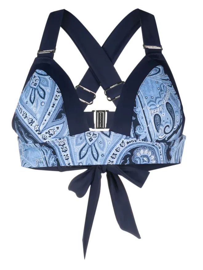 Marlies Dekkers Marlies Dekkers Cache Coeur ペイズリー柄 ブラレット ビキニトップの商品画像