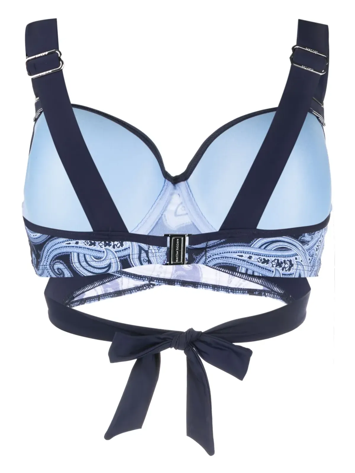 Marlies Dekkers Cache Coeur ペイズリープリントビキニトップ ブルー - 画像2