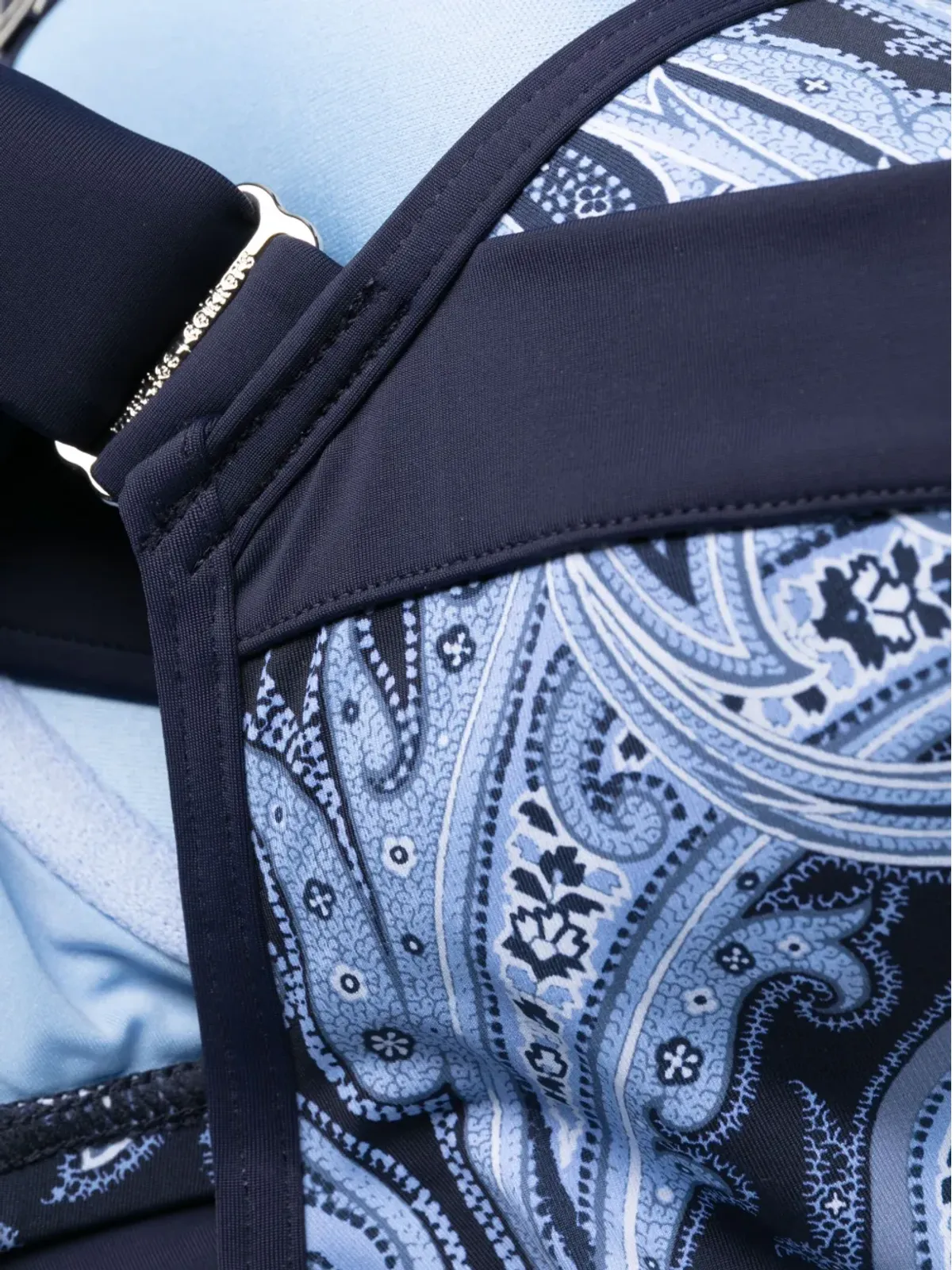 Marlies Dekkers Cache Coeur ペイズリープリントビキニトップ ブルー - 画像3