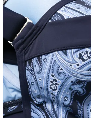 Marlies Dekkers Cache Coeur ペイズリープリントビキニトップ ブルー - サムネイル3