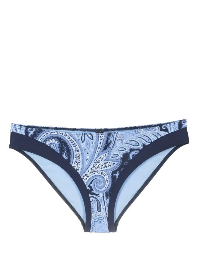 Marlies Dekkers Marlies Dekkers Cache Coeur ペイズリープリント ビキニボトム - Blueの商品画像