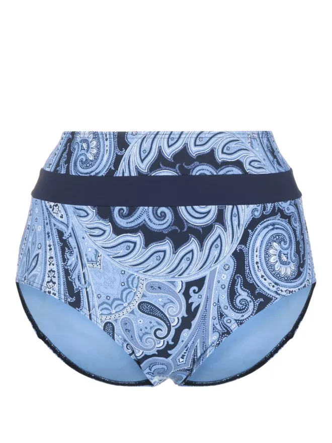 Marlies Dekkers Marlies Dekkers Cache Coeur ペイズリー柄ハイウエストビキニボトムスの商品画像