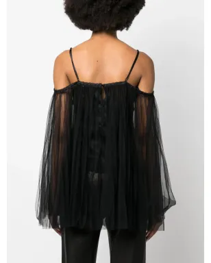Alexander Wang レース刺繍のシャルムーズ チュニックトップ - サムネイル4