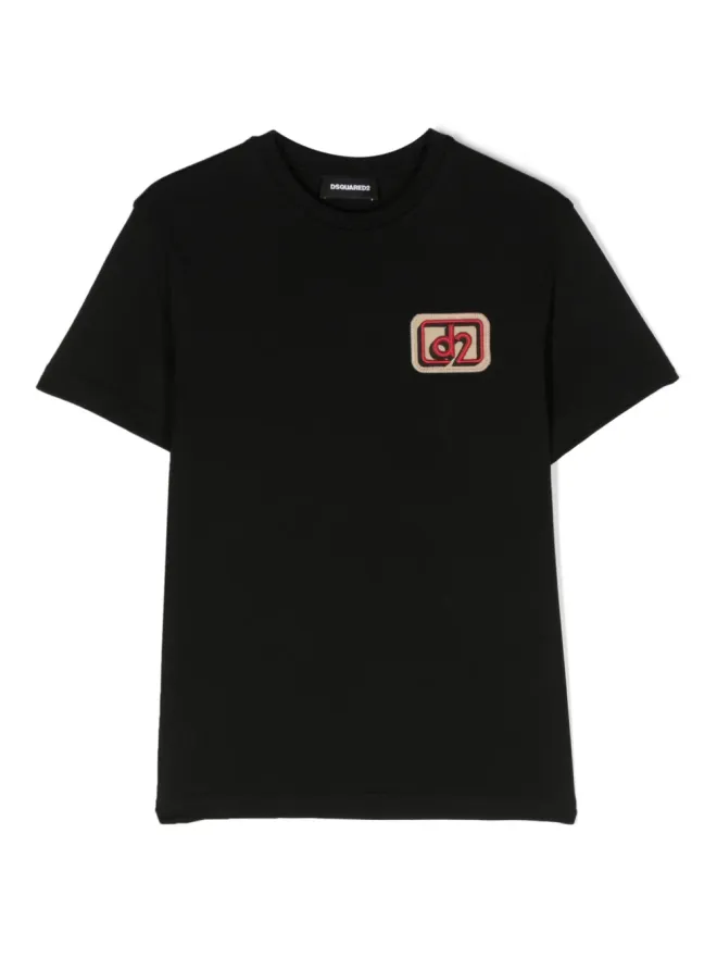 DSQUARED2 KIDS DSQUARED2 KIDS ロゴパッチ コットン Tシャツの商品画像