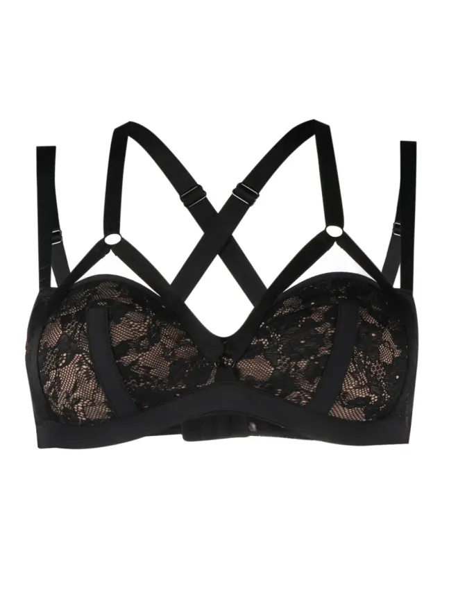 Marlies Dekkers Marlies Dekkers Tabooフローラルレース バルコニーブラ - ブラックの商品画像