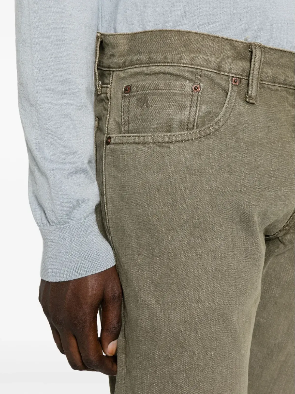 Ralph Lauren RRL スリムカット コットン ジーンズ - 画像5