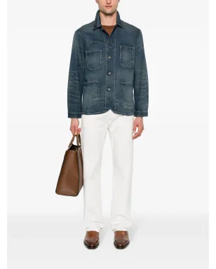 Ralph Lauren RRL トーロントン ウォッシュ デニム シャツジャケット - サムネイル2