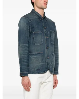 Ralph Lauren RRL トーロントン ウォッシュ デニム シャツジャケット - サムネイル3