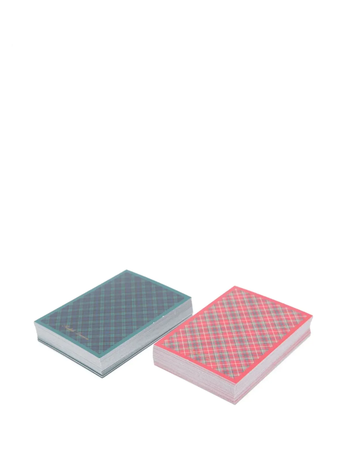 Ralph Lauren Home Westover レザーのプレイカードセット - 画像2