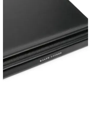 Ralph Lauren Home Brennan レザー マウスパッド ブラック - サムネイル3