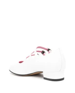 Carel Paris Ariana leather Mary Jane shoes - White - サムネイル3