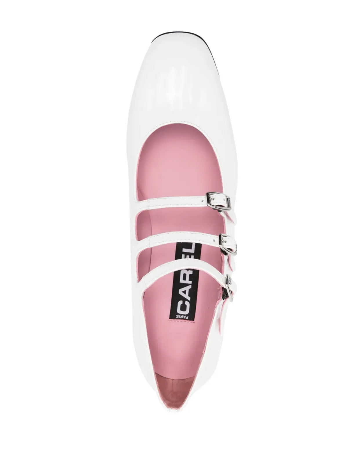 Carel Paris Ariana leather Mary Jane shoes - White - 画像4