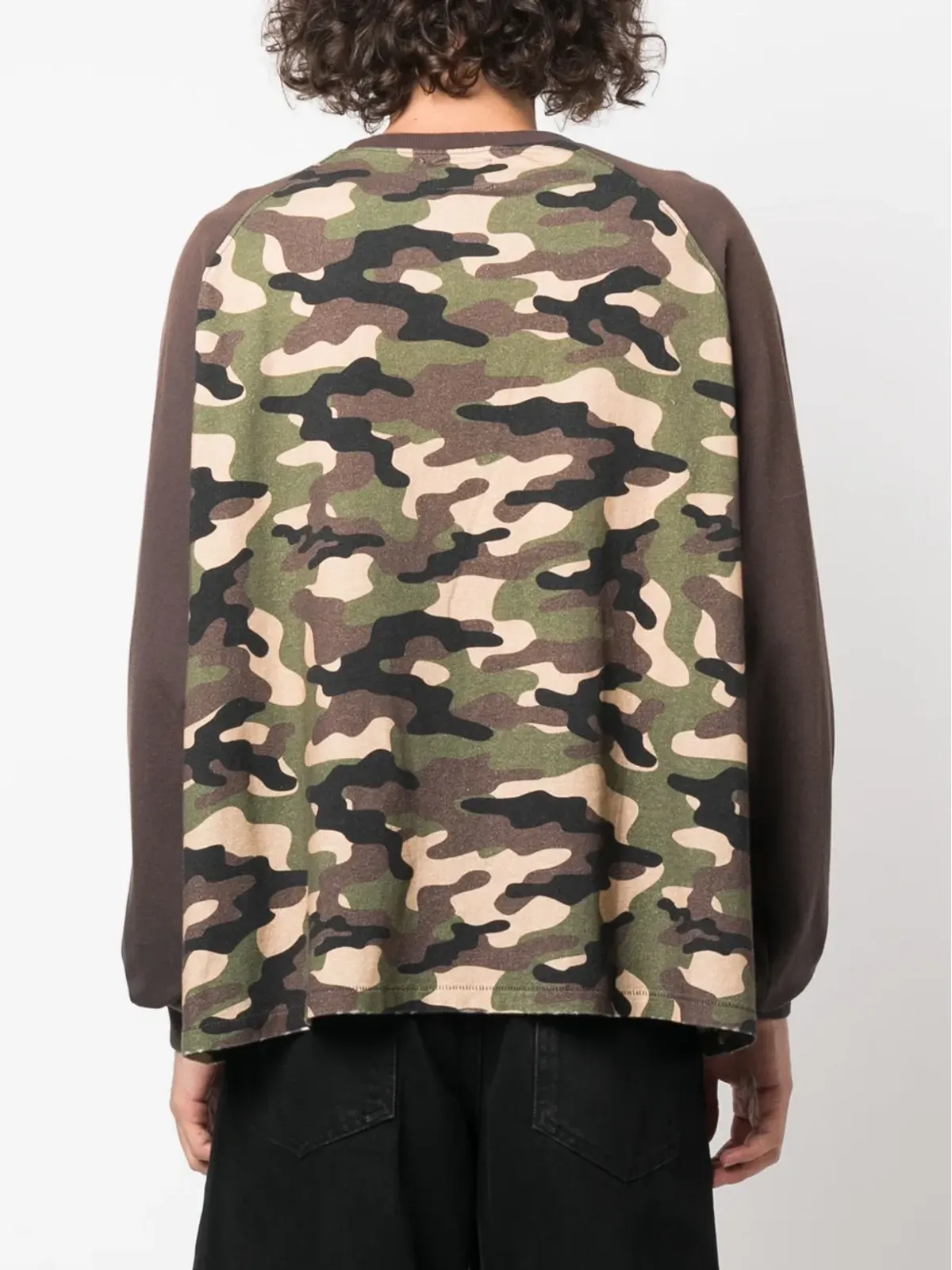 RHUDE カモフラージュ柄コットンTシャツ - 画像4