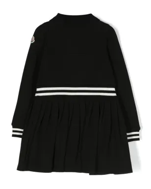 Moncler Enfant ロゴパッチ付きニットポロドレス - サムネイル2