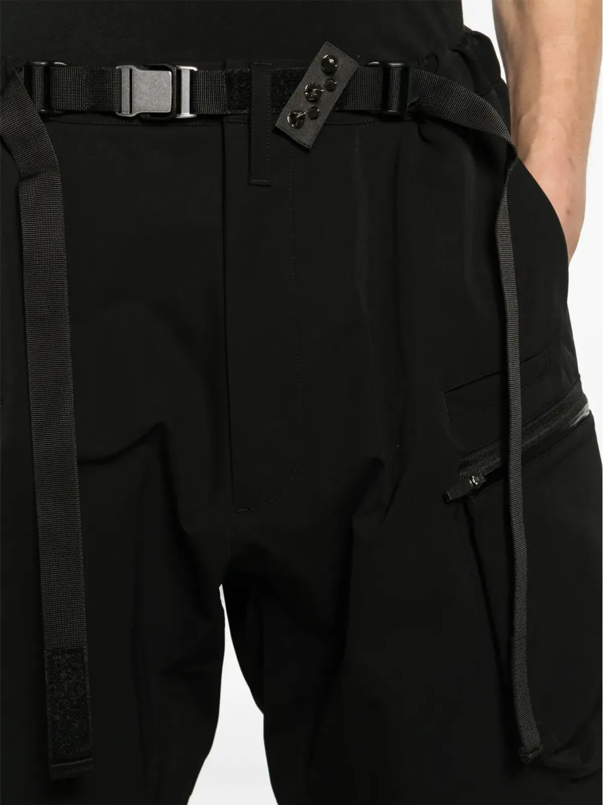 ACRONYM ローライズカーゴショーツ - ブラック - 画像5