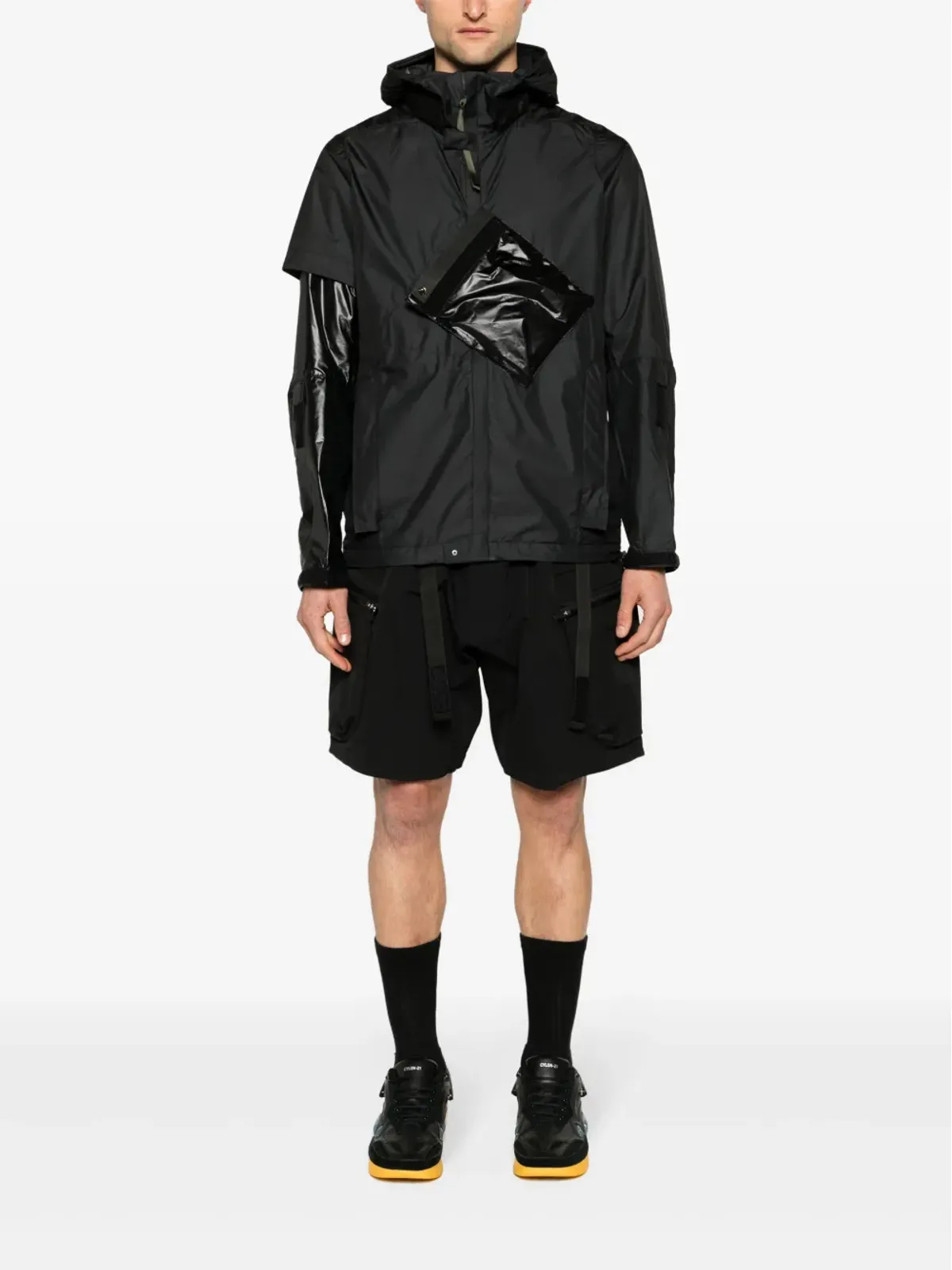 ACRONYM ローライズカーゴショーツ - ブラック - 画像2