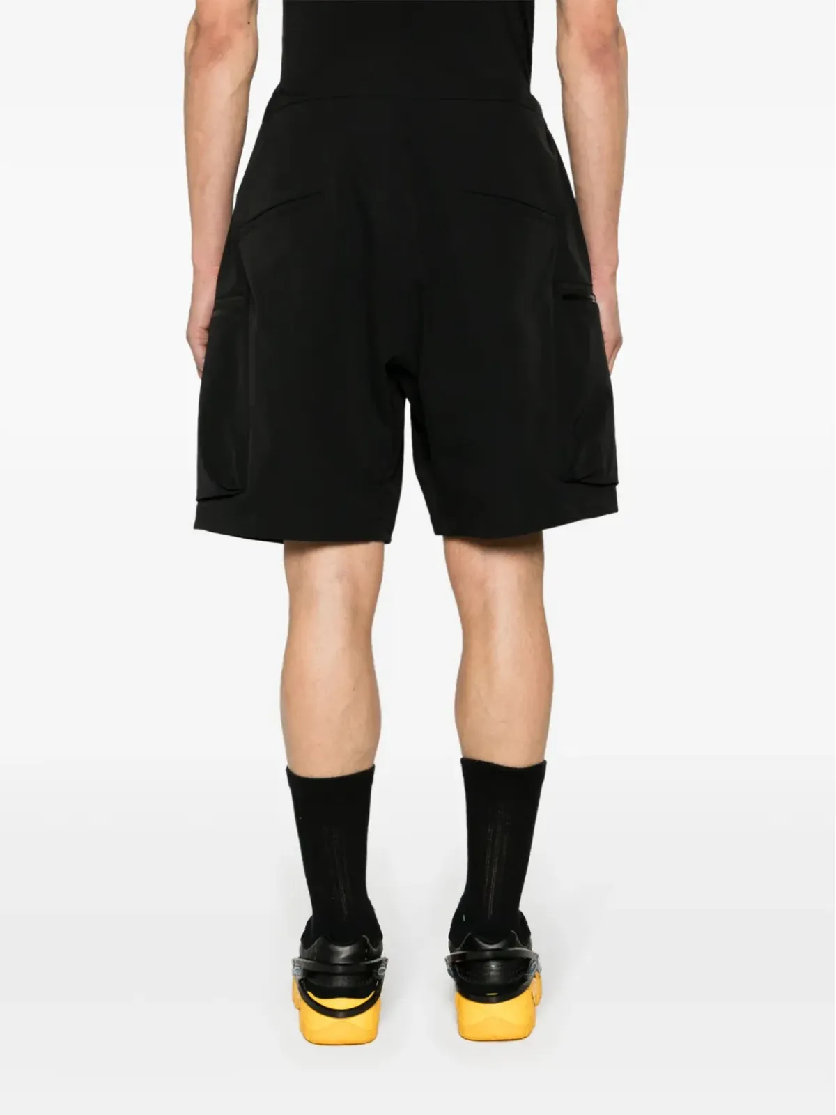 ACRONYM ローライズカーゴショーツ - ブラック - 画像4