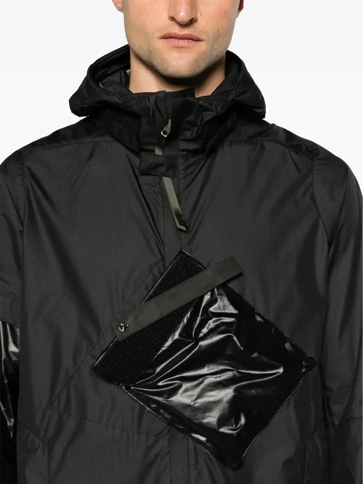 ACRONYM ウィンドストッパー・インタープス フーデッドジャケット - ブラック - 画像5