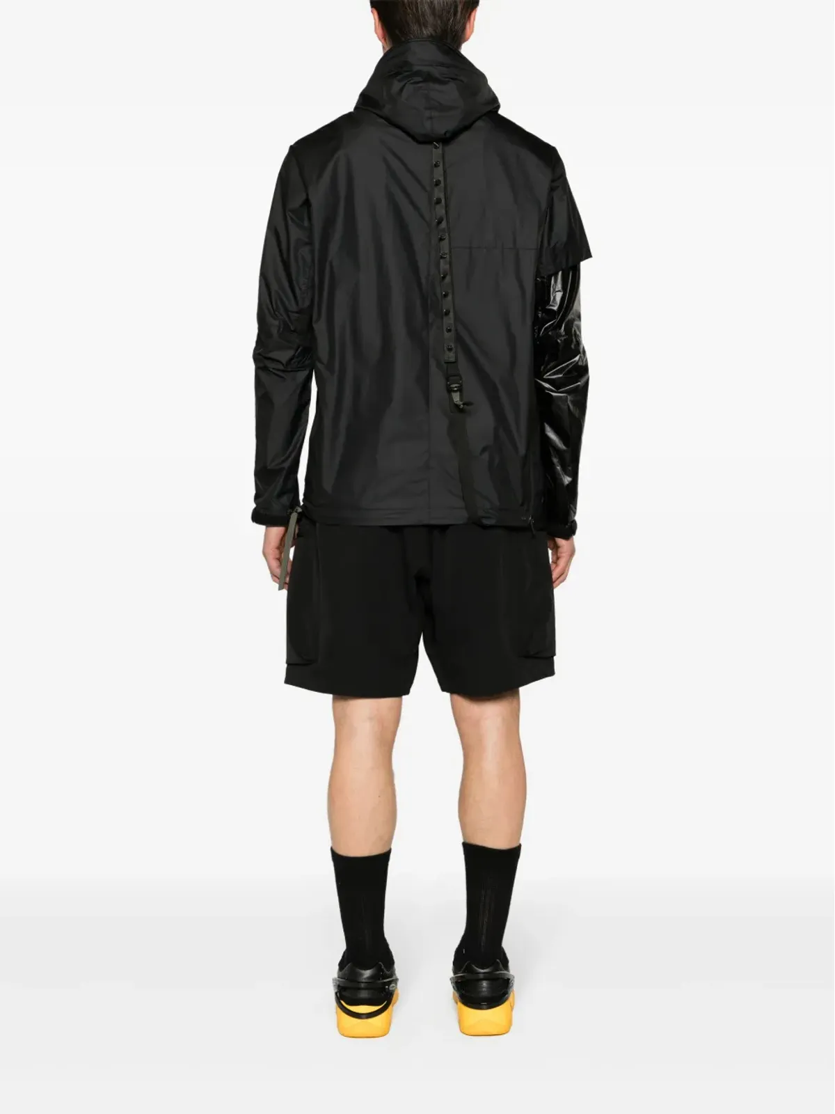 ACRONYM ウィンドストッパー・インタープス フーデッドジャケット - ブラック - 画像4